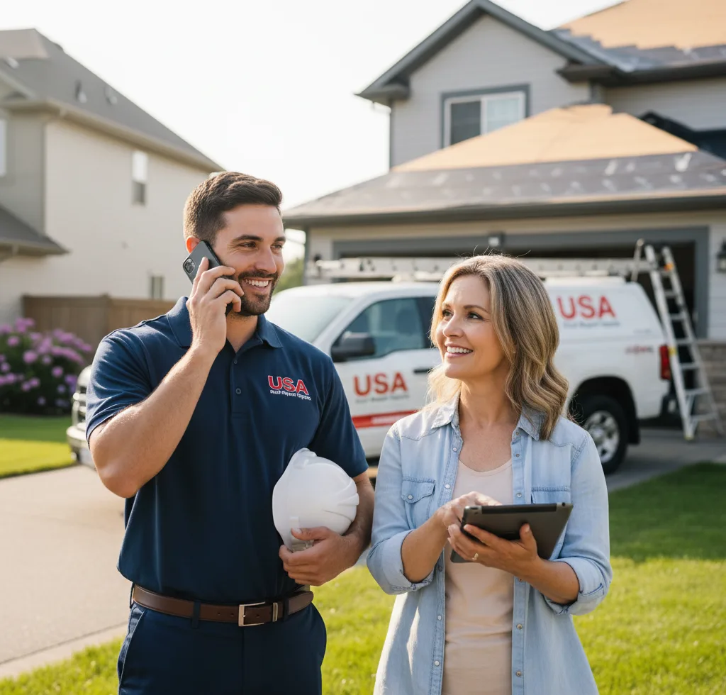 USA Roof Repair Experts customer support in Porter Ranch